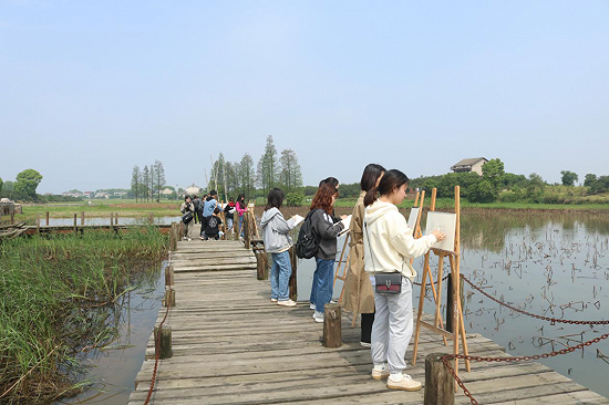 湖南工艺美院师生走进美丽乡村开展党史学习教育