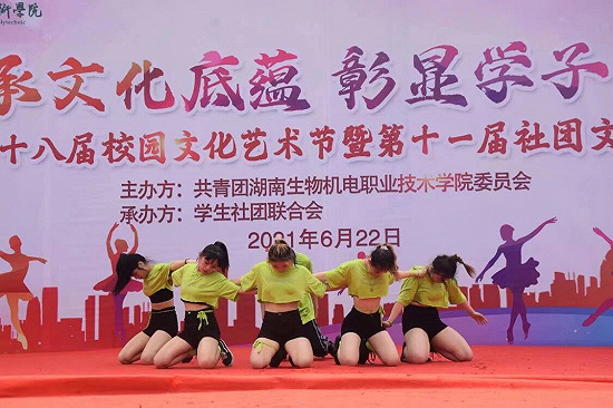 湖南生物机电职业技术学院校园文化艺术节来了！